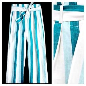 Linen J. Crew Paper-bag Pant